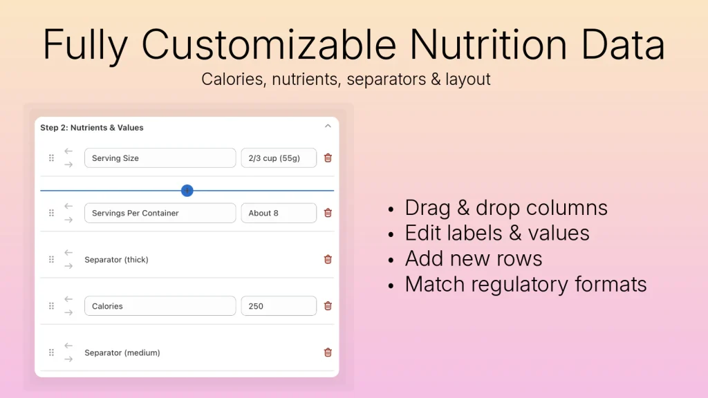 KL ‑ Nutrition Facts Label Screenshot 2