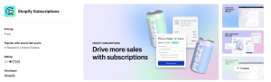 Subscription apps for Shopify supplement brands